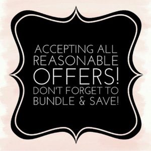 Accepting all reasonable offers 😊 Happy Holidays!